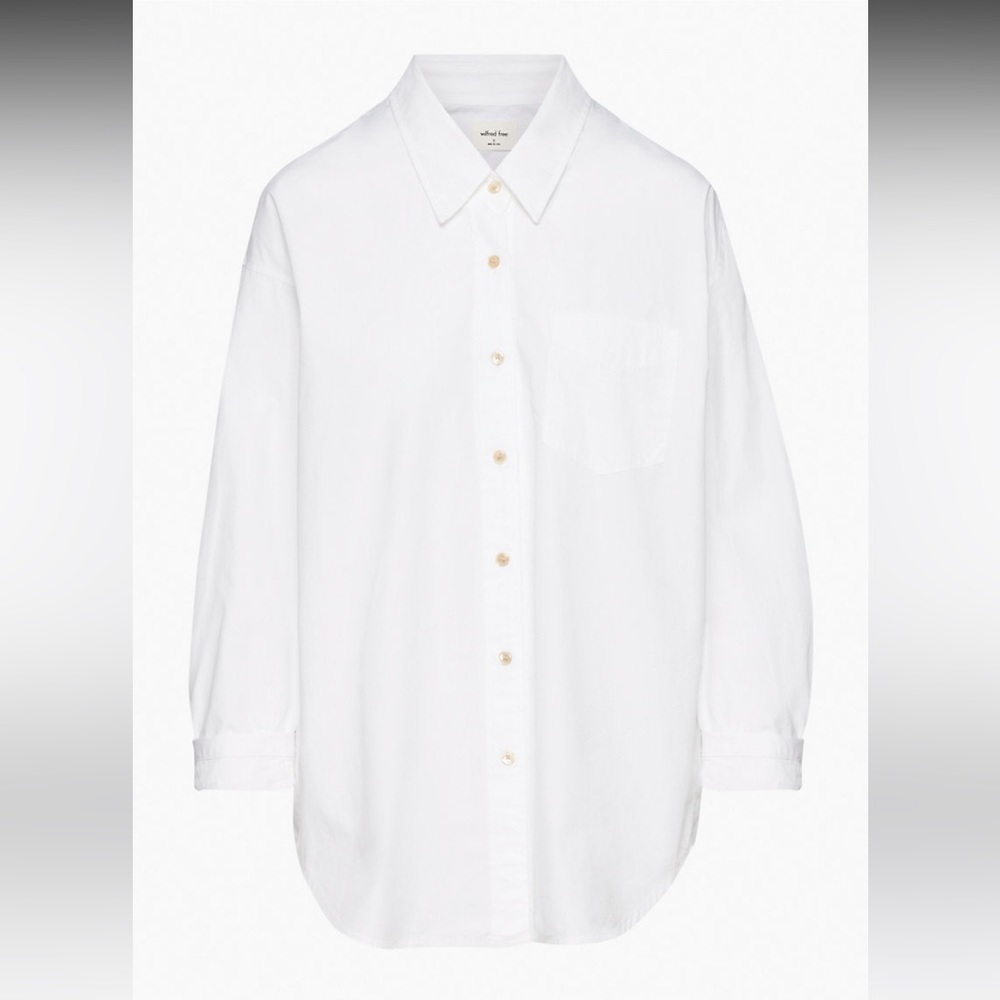 Classic White Button-Down Shirt - Women's